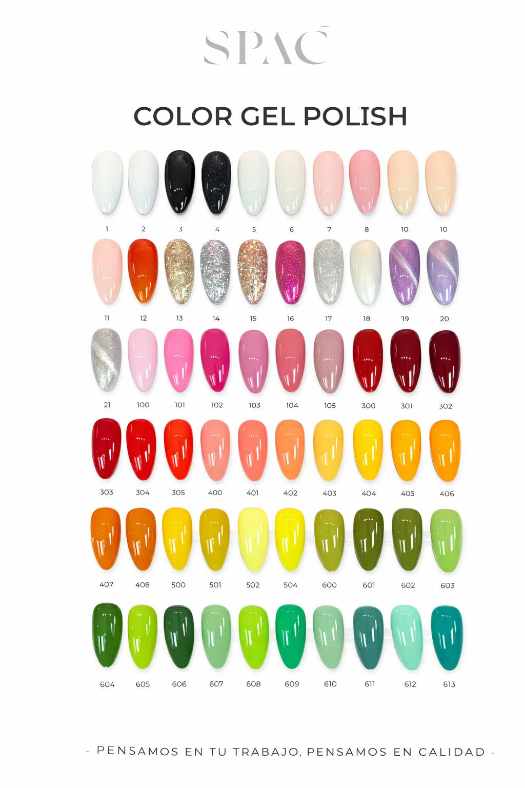 Gel Color 15ml - Paleta de colores